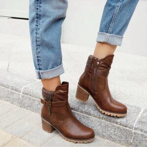 Brown Ankle Boots for Women